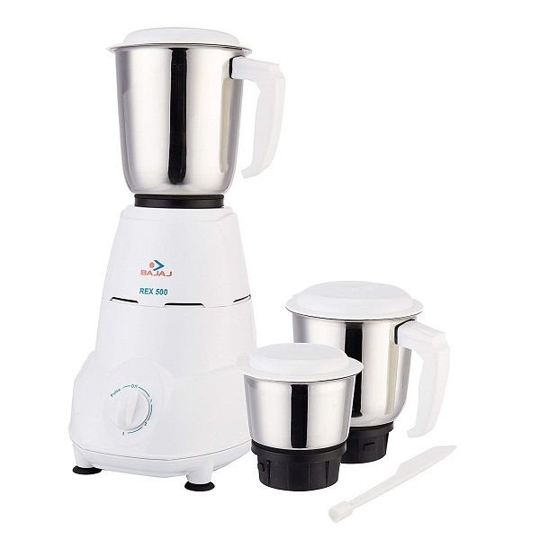 Bajaj Rex 500-Watt Mixer Grinder With 3 Jars