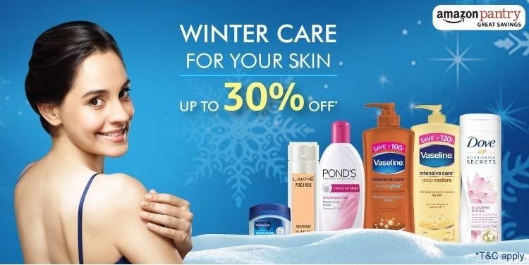 Winter Care For Your Skin : Upto 30% Off