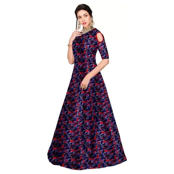 Aika A-line Women Multicolor Gown