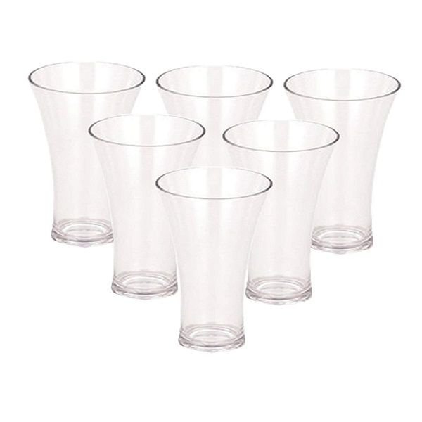 Kuber Industries Plastic Drinking Glass Set Of 6