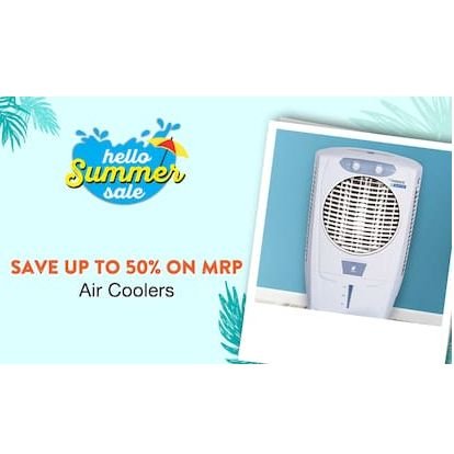 Buy Branded Air Coolers & Get 50% Cashback
