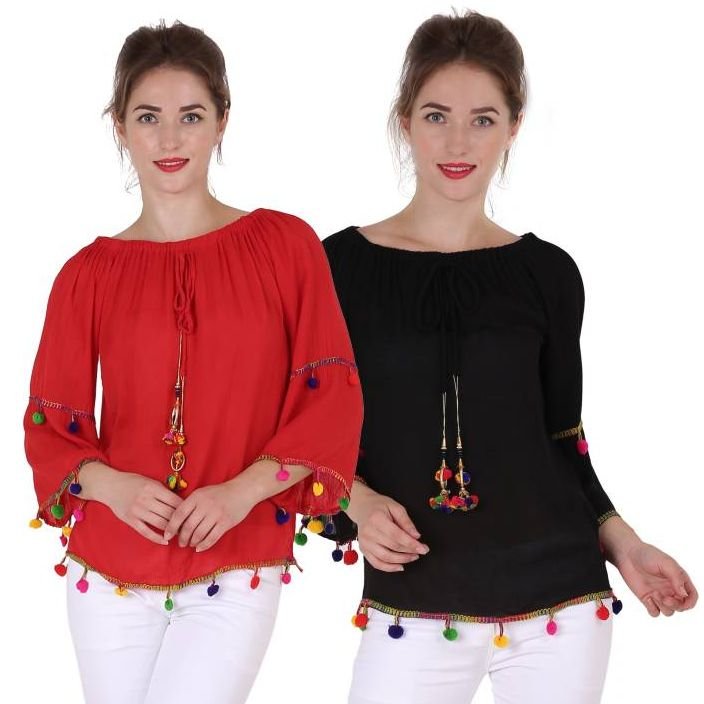 Kannan Casual Sleeveless Solid Women's Top & 15% Cashback