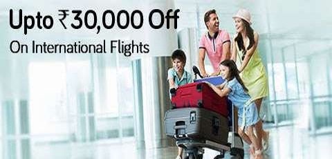 Get Up to Rs.30,000 Off On Internatonal Flights