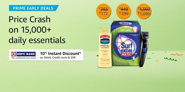 Price Crash: 15000+ Deals on Daily Essentials