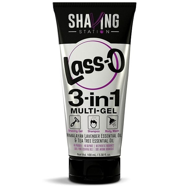 Shaving Station 3 in 1 Multi Gel - Paraben & Sulphate Free 100ml