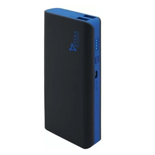 Syska 11000 mAh Power Bank (X110) (Black, Blue, Lithium-ion)