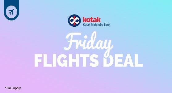 Friday Flight Sale: Flat Rs.1200 Off on Domestic Flights