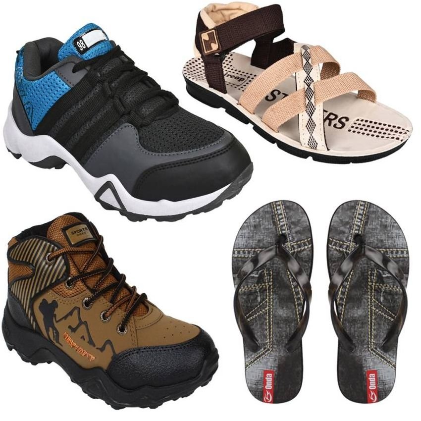 Oricum COMBO 4 Running Shoes For Men(Multicolor)
