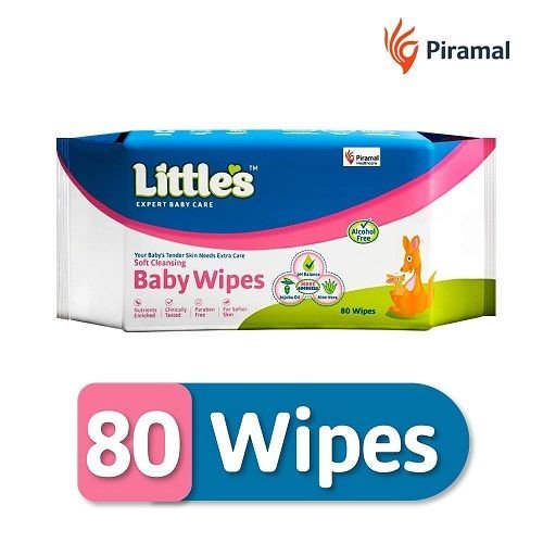 Little's Soft Cleansing Baby Wipes, 80 Count Just @ Rs.98