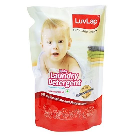 LuvLap Baby Laundry Liquid Detergent Refill Pack (1L)