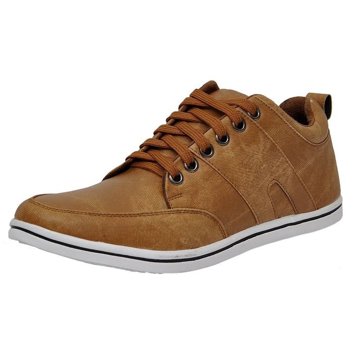 T-Rock Men's Tan Sneaker Shoes