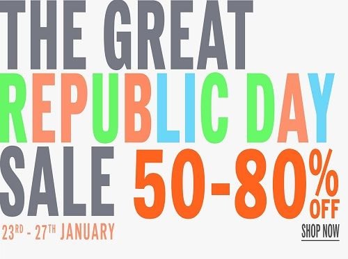 NNNOW Great Republic Day Sale: Up to 80% off on All Categories