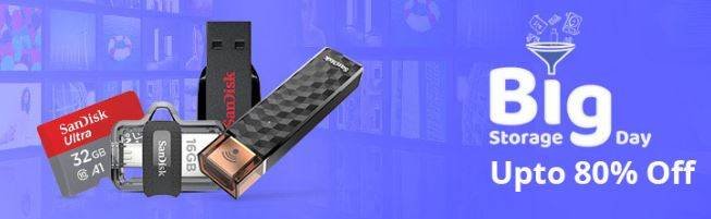 Big Storage Day: Up to 45% Off on Pan Drive & Memory Cards