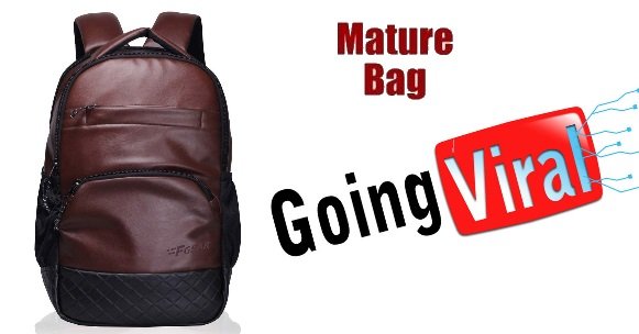 F Gear Brown 25 L Backpack 'Mature Bag' @ 70% off