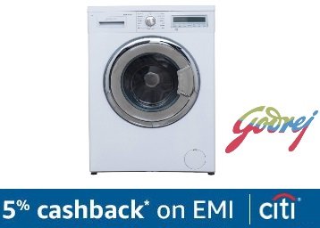 Godrej 7 kg Fully-Automatic Washing Machine Rs. 25990