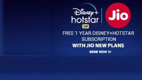 FREE 1 Year Disney+Hotstar Subscription Via jio Recharge Plans