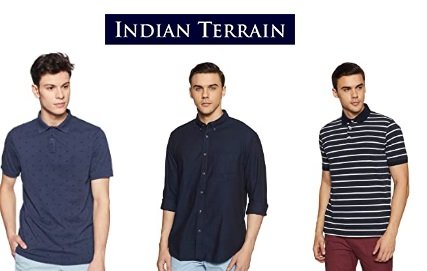 Indian Terrain Clothing Minimum 70% off from Rs. 263