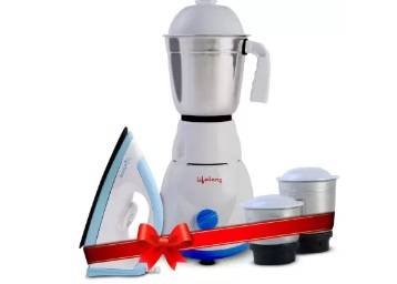 Combo Offer : Lifelong 500 W Mixer Grinder (3 Jars) & 1100 W Iron