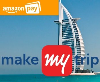 MakeMyTrip: 7.5% cashback on everything via Amazon Pay