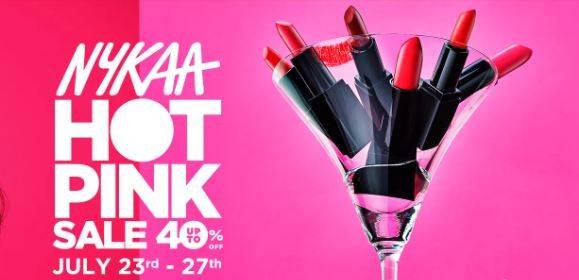 Nykaa Hot Pink sale | Upto 40% Off On Top Cosmetic and Makeup brands