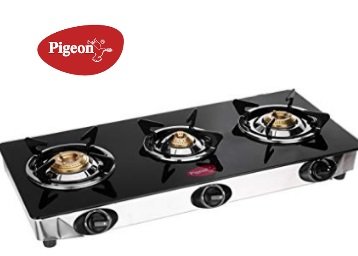 Amazon - Pigeon 3 Burner Cook Top Stove at Rs. 2869