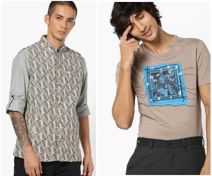 Flat 80% Off On Ajio Men's Clothing + Extra Rs .100 off