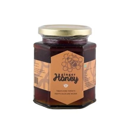 True Elements Ginger Honey, 350 g Unflavored