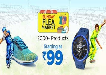 Sunday flea market starting product from Rs.99