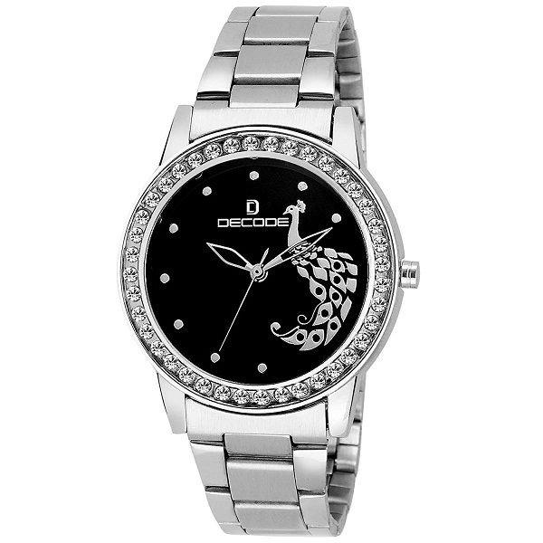 Decode Analogue Black Dial Women's Watch