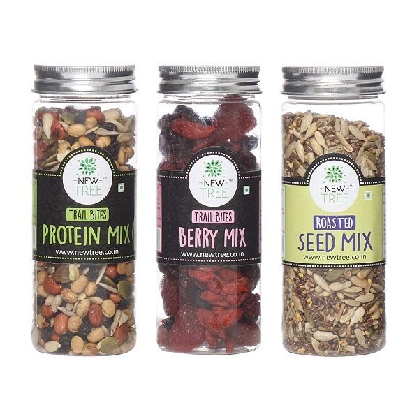 New Tree Trail Bites Protein Berry Mix Set of 3