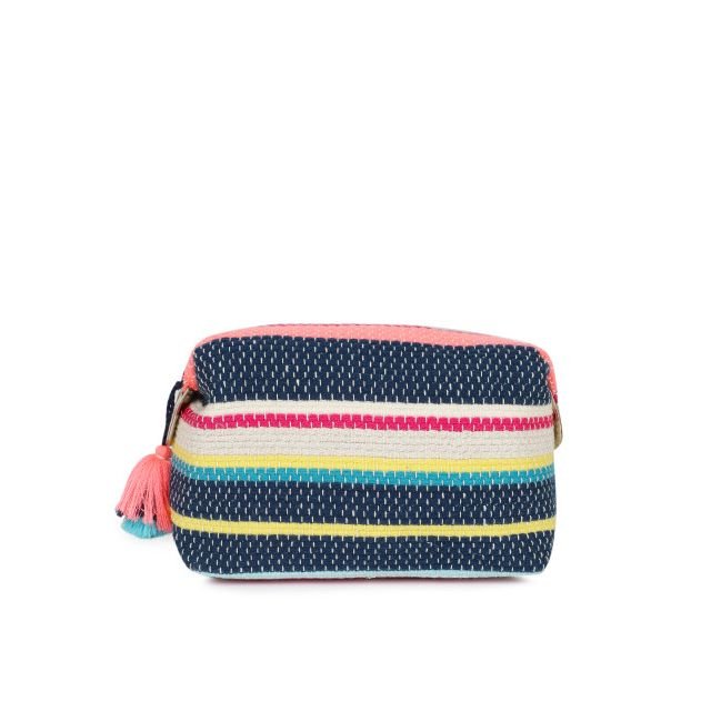 Accessorize Multi coloured Woven Design Clutch Purse