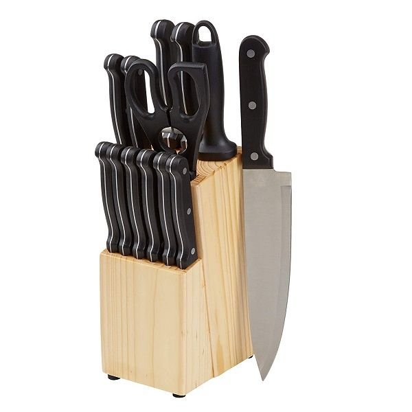 AmazonBasics Stainless Steel Knife Set