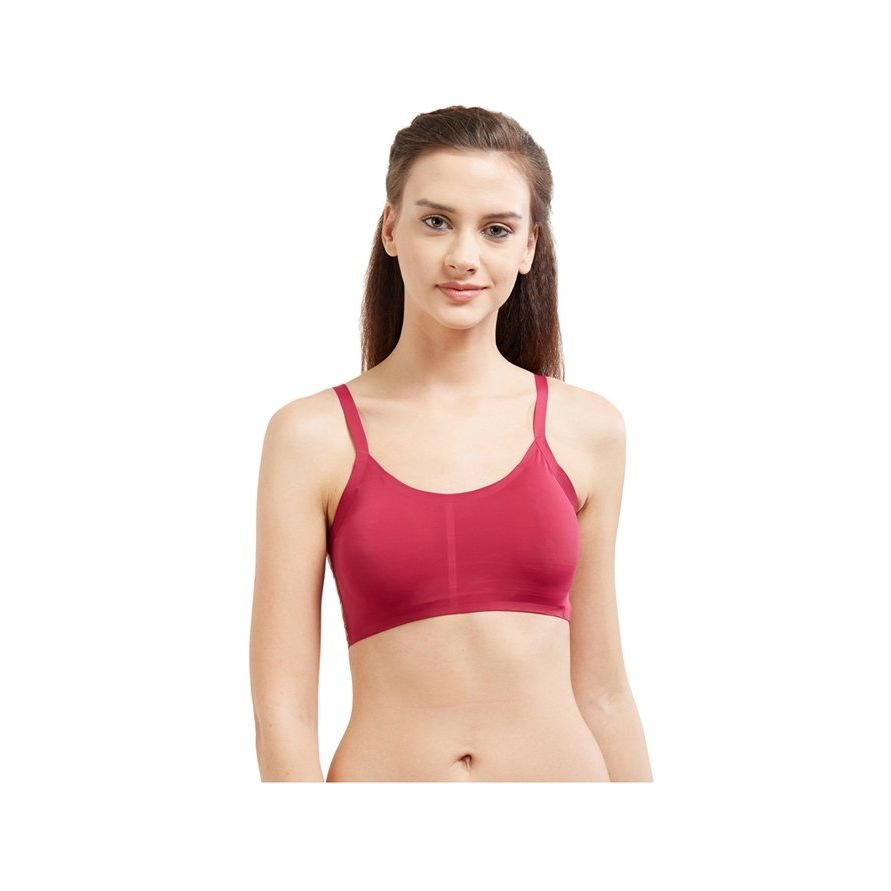 Blush By PrettySecrets Maroon Strappy Sports Bra