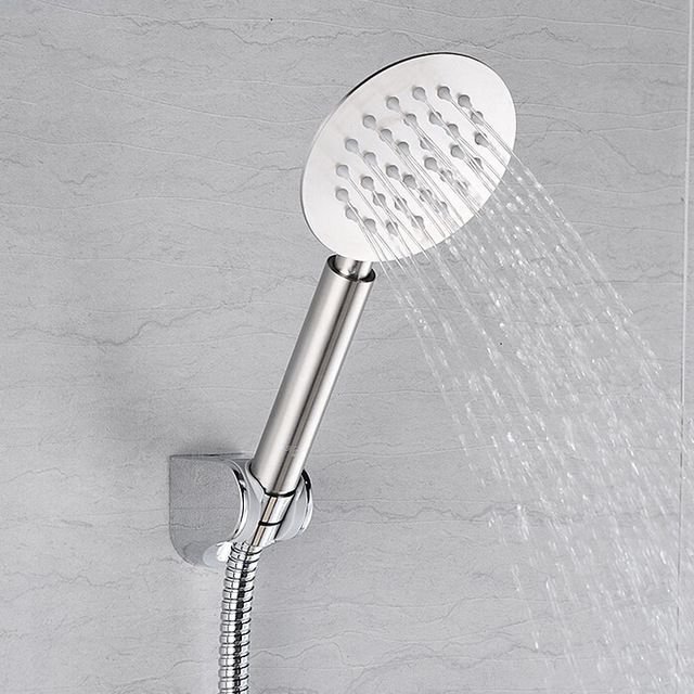 Chrome Finish Stainless Steel Rain Spray Hand Shower