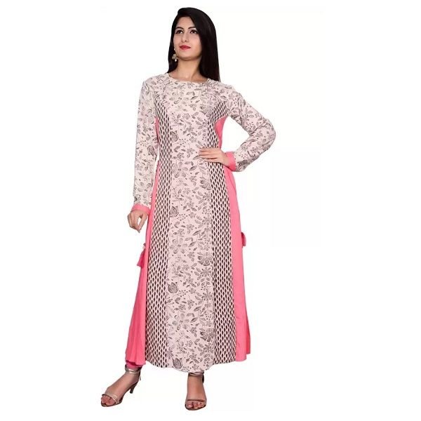 Metro Fashion Women Floral Print Flared Kurta