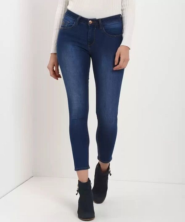 Flying Machine Skinny Women Dark Blue Jeans