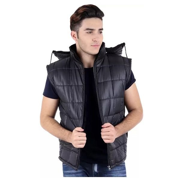 Christy World Sleeveless Solid Men's Jacket