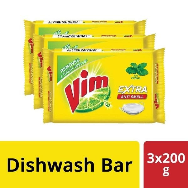 Vim Anti Smell Bar - 200g Pack Of 3