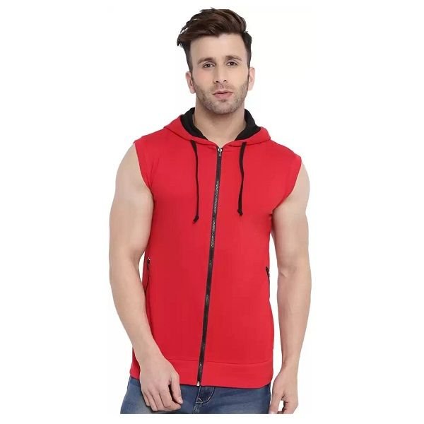 Gritstones Sleeveless Solid Men Jacket