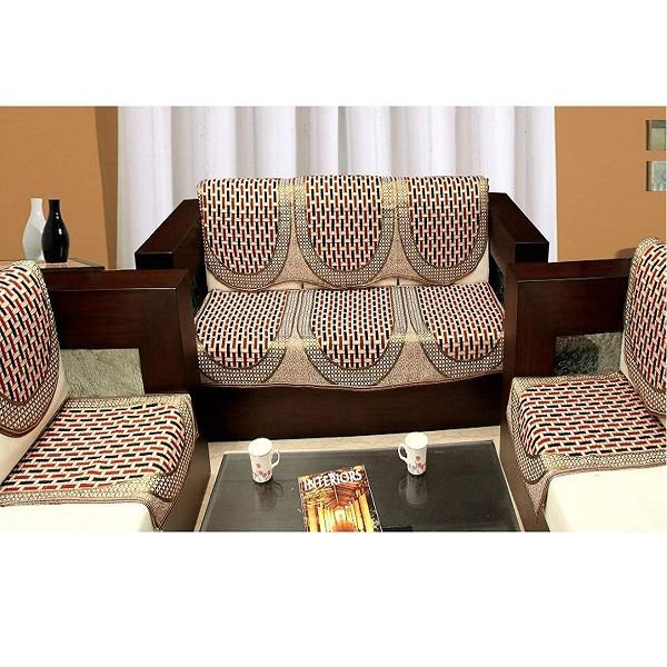 Zesture Bring Home Cotton Sofa & Chair Cover Set Of 6