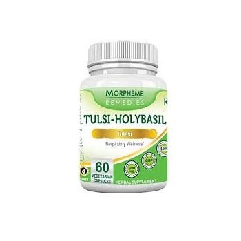 Morpheme Remedies Tulsi-HolyBasil, 60 Veggie Capsule