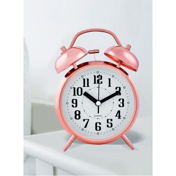 Archies Copper Metal Table Clock & Get 15% Cashback