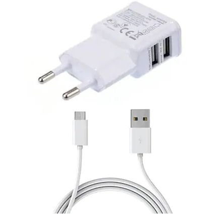 Fast Wall Charger With Micro USB Cable For All Smartphones Device