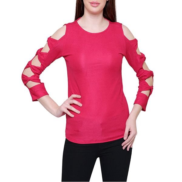 SRW Pink Solid Top For Women & Get Extra 62% Off