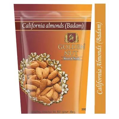 Golden Nut Almonds 200g & Get Extra 10% Cashback