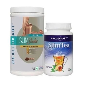 HealthKart SlimShake Chocolate & Slim Tea Honey Lemon