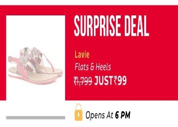 [Live @ 6PM for Mobile Users] Lavie Flats & Heels Rs. 99 - Flipkart