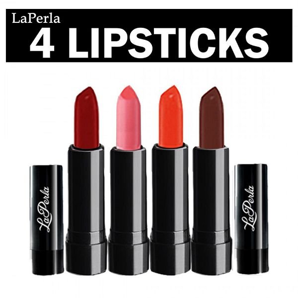 Laperla Multicolored Lipsticks Set of 4