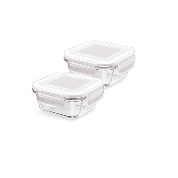 Treo By Milton Square Glass Storage Container Set