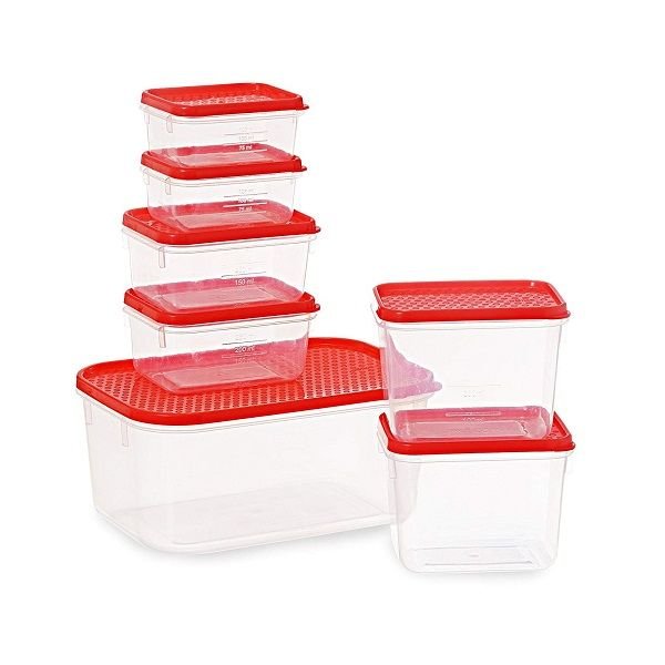 All Time Plastics Polka Container Set Of 7